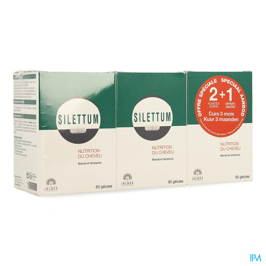 Silettum Cure 3 Mois Gel 3x60