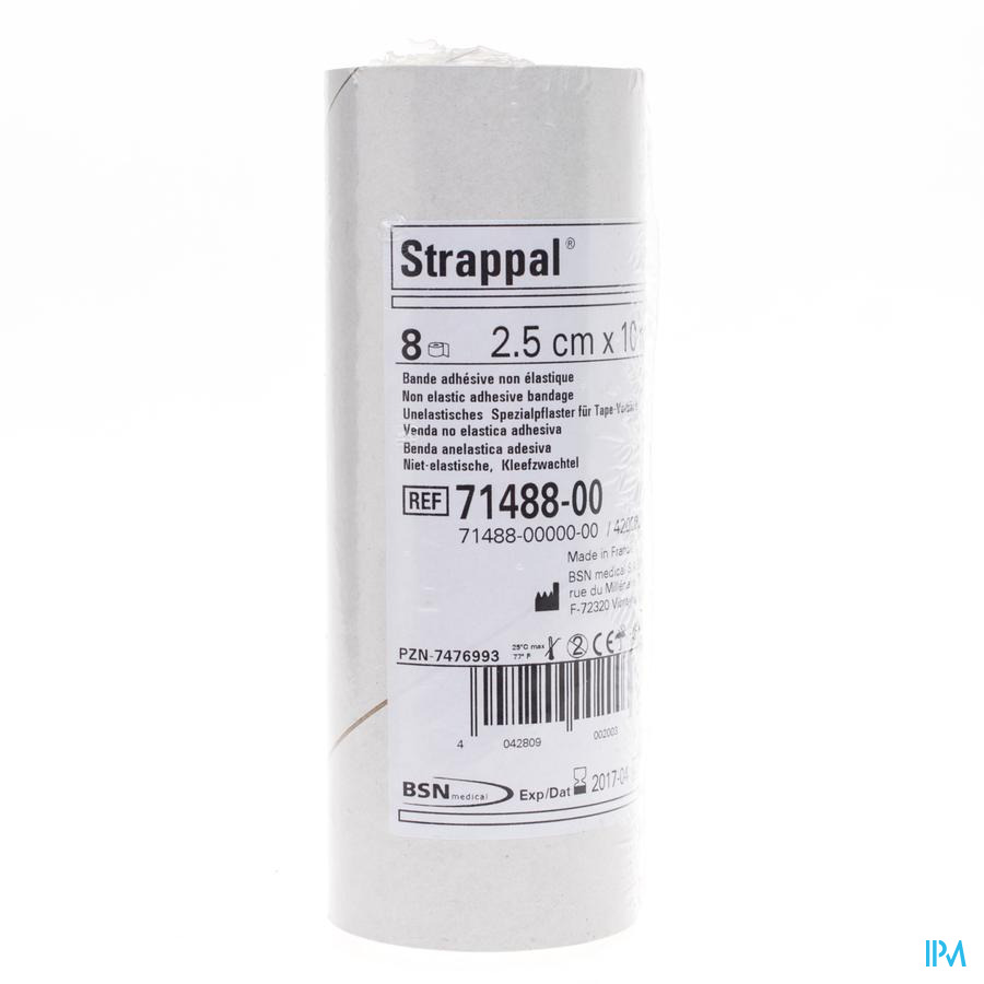 Strappal "s" 2,5cmx10m 8 7148800
