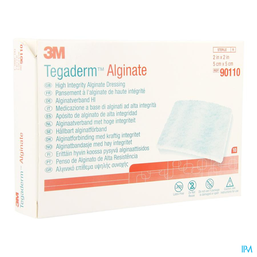 Tegaderm Alginate Steril 5cmx 5cm 10 90110