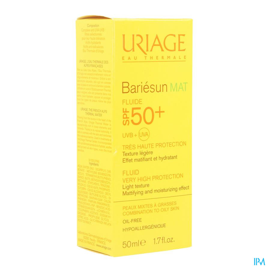 Uriage Bariesun Mat Ip50+ Emulsion 50ml