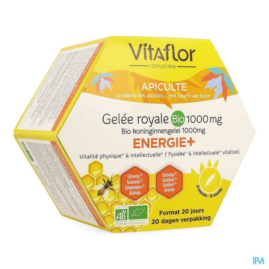 Vitaflor Gelee Royale Bio Energie+ 1500mg