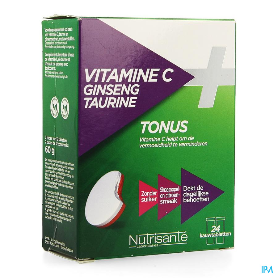 Vitamine C Ginseng Taurine Comp 2x12