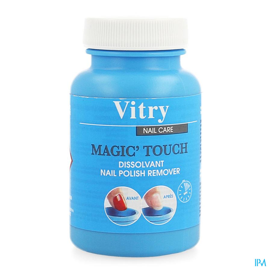 Vitry Dissolvant Magic Touch S/acetone 75ml Nf